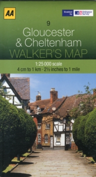 Gloucester and Cheltenham, Sheet map, folded Book Gloucester and Cheltenham, Sheet map, folded Book