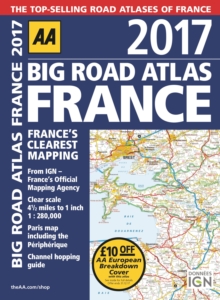 AA Big Road Atlas France 2017, Paperback Book AA Big Road Atlas France 2017, Paperback Book