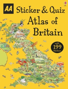 Sticker & Quiz Atlas of Britain, Paperback Book Sticker & Quiz Atlas of Britain, Paperback Book