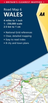 Wales, Sheet map, folded Book Wales, Sheet map, folded Book