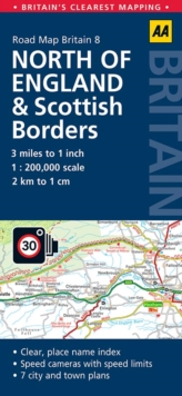 North of England & Scottish Borders, Sheet map, folded Book North of England & Scottish Borders, Sheet map, folded Book