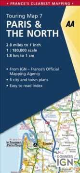 Paris & the North, Sheet map, folded Book Paris & the North, Sheet map, folded Book