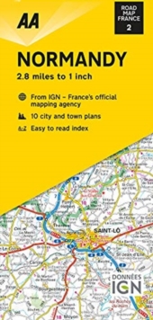 Road Map Normandy, Sheet map, folded Book Road Map Normandy, Sheet map, folded Book