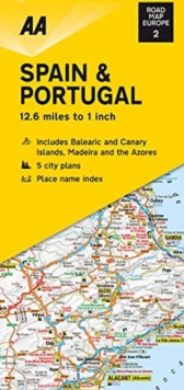 Road Map Spain & Portugal, Sheet map, folded Book Road Map Spain & Portugal, Sheet map, folded Book