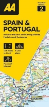 AA Road Map Spain & Portugal