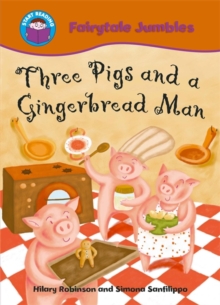 Three Pigs and a Gingerbread Man, Paperback Book Three Pigs and a Gingerbread Man, Paperback Book
