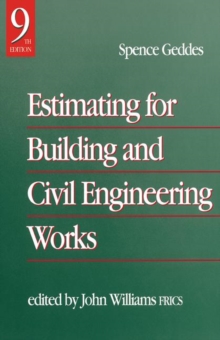 Estimating for Building & Civil Engineering Work, Hardback Book Estimating for Building & Civil Engineering Work, Hardback Book