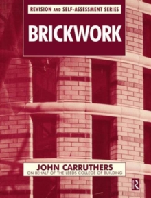 Brickwork, Paperback Book Brickwork, Paperback Book