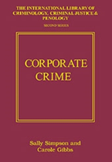 Corporate Crime, Hardback Book Corporate Crime, Hardback Book