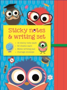 Sticky Notes and Writing Set: School Monsters : Fabulous Wallet-Style Folder Containing 13 Sticky Notepads, a Tear-Off Writing Pad, and Storage Envelope.