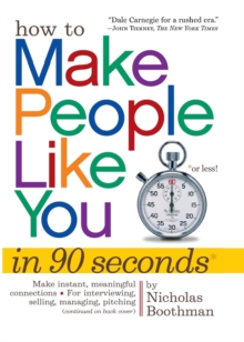 How to Make People Like You in 90 Seconds or Less, Paperback Book How to Make People Like You in 90 Seconds or Less, Paperback Book