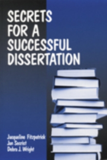 Secrets for a Successful Dissertation, Paperback Book Secrets for a Successful Dissertation, Paperback Book