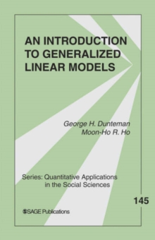 An Introduction to Generalized Linear Models, Paperback / softback Book An Introduction to Generalized Linear Models, Paperback / softback Book