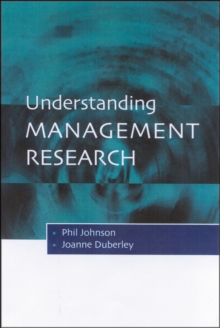 Understanding Management Research : An Introduction to Epistemology