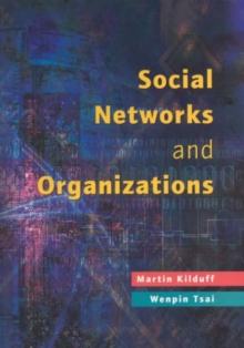 Social Networks and Organizations, Paperback Book Social Networks and Organizations, Paperback Book