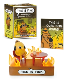 Running Press This Is Fine Talking Figurine , With Light And Sound!