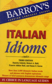 Italian Idioms, Paperback Book Italian Idioms, Paperback Book