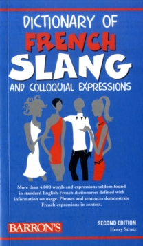 Dictionary of French Slang, Paperback Book Dictionary of French Slang, Paperback Book