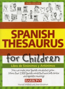 Spanish Thesaurus for Children, Paperback Book Spanish Thesaurus for Children, Paperback Book