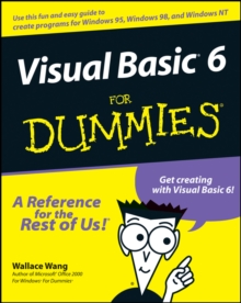 Visual Basic 6 For Dummies, Paperback Book Visual Basic 6 For Dummies, Paperback Book