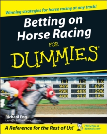 Betting on Horse Racing For Dummies, Paperback Book Betting on Horse Racing For Dummies, Paperback Book