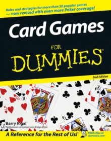 Card Games for Dummies, 2nd Edition, Paperback Book Card Games for Dummies, 2nd Edition, Paperback Book