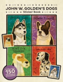 John W Golden Dogs Sticker Book Bs008, Novelty book Book John W Golden Dogs Sticker Book Bs008, Novelty book Book