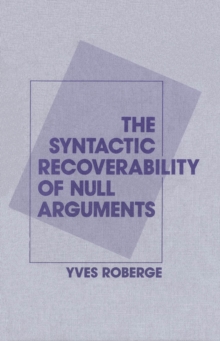 Syntactic Recoverability of Null Arguments