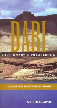 Dari-English / English-Dari Dictionary & Phrasebook, Hardback Book Dari-English / English-Dari Dictionary & Phrasebook, Hardback Book