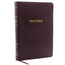KJV, Reference Bible, Center-Column Giant Print, Bonded Leather, Burgundy, Red Letter Edition, Comfort Print, Leather / fine binding Book KJV, Reference Bible, Center-Column Giant Print, Bonded Leather, Burgundy, Red Letter Edition, Comfort Print, Leather / fine binding Book