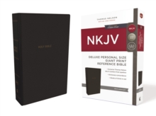 NKJV, Deluxe Reference Bible, Personal Size Giant Print, Leathersoft, Black, Red Letter Edition, Comfort Print, Leather / fine binding Book NKJV, Deluxe Reference Bible, Personal Size Giant Print, Leathersoft, Black, Red Letter Edition, Comfort Print, Leather / fine binding Book