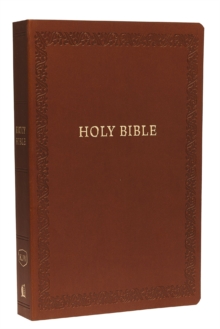 KJV, Holy Bible, Soft Touch Edition, Leathersoft, Brown, Comfort Print, Leather / fine binding Book KJV, Holy Bible, Soft Touch Edition, Leathersoft, Brown, Comfort Print, Leather / fine binding Book
