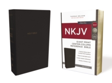 NKJV, Reference Bible, Center-Column Giant Print, Leathersoft, Black, Red Letter Edition, Comfort Print, Leather / fine binding Book NKJV, Reference Bible, Center-Column Giant Print, Leathersoft, Black, Red Letter Edition, Comfort Print, Leather / fine binding Book