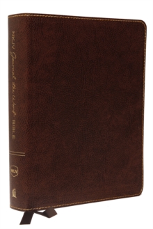 NKJV, Journal the Word Bible, Bonded Leather, Brown, Red Letter, Comfort Print : Reflect, Journal, or Create Art Next to Your Favorite Verses