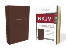 NKJV, Thinline Reference Bible, Large Print, Leathersoft, Brown, Red Letter Edition, Comfort Print, Leather / fine binding Book NKJV, Thinline Reference Bible, Large Print, Leathersoft, Brown, Red Letter Edition, Comfort Print, Leather / fine binding Book