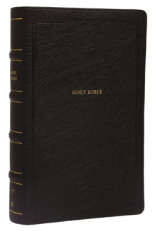 NKJV, End-of-Verse Reference Bible, Personal Size Large Print, Leathersoft, Black, Thumb Indexed, Red Letter, Comfort Print : Holy Bible, New King James Version