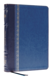 NRSVCE, Great Quotes Catholic Bible, Leathersoft, Blue, Comfort Print : Holy Bible