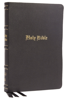 KJV Holy Bible: Large Print Thinline, Black Genuine Leather, Red Letter, Comfort Print: King James Version