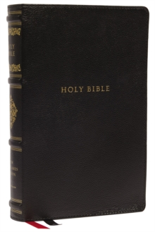 NKJV, Personal Size Reference Bible, Sovereign Collection, Leathersoft, Black, Red Letter, Thumb Indexed, Comfort Print : Holy Bible, New King James Version