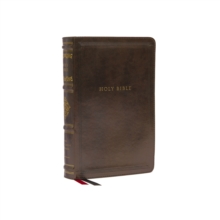 NKJV, Personal Size Reference Bible, Sovereign Collection, Leathersoft, Brown, Red Letter, Comfort Print : Holy Bible, New King James Version