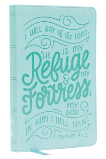 NKJV, Thinline Youth Edition Bible, Verse Art Cover Collection, Turquoise Leathersoft, Red Letter, Comfort Print : Holy Bible, New King James Version