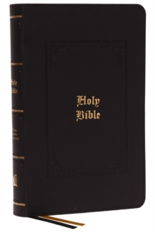 KJV, Personal Size Large Print Reference Bible, Vintage Series, Black Leathersoft, Red Letter, Thumb Indexed, Comfort Print : Holy Bible, King James Version