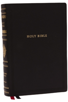 KJV, Wide-Margin Reference Bible, Sovereign Collection, Genuine Leather, Black, Red Letter, Comfort Print : Holy Bible, King James Version