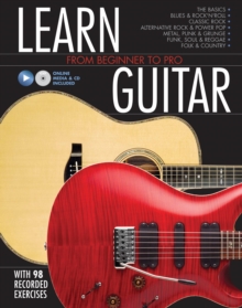Learn Guitar : From Beginner to Pro, Hardback Book Learn Guitar : From Beginner to Pro, Hardback Book