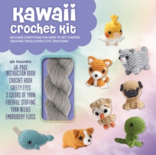 Quarto Publishing Group Usa Inc Kawaii Crochet Kit , Includes Everything You Need To Get Started Creating These Super Cute Creations!Kit Includes, 48-page Instruction Book, Crochet