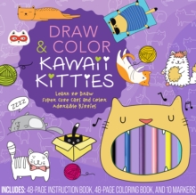 Draw & Color Kawaii Kitties Kit