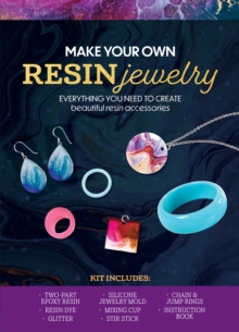 Make Your Own Resin Jewelry : Everything You Need to Create Beautiful Resin Accessories - Kit Includes: Two-part Epoxy Resin, Resin Dye, Glitter, Silicone Jewelry Mold, Mixing Cup, Stir Stick, Chain a