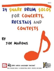 MARONI 24 SNARE DRUM SOLOS BK, Book MARONI 24 SNARE DRUM SOLOS BK, Book
