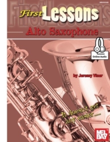 FIRST LESSONS ALTO SAXOPHONE, Paperback Book FIRST LESSONS ALTO SAXOPHONE, Paperback Book