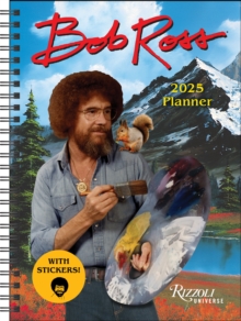 Bob Ross 12-Month 2025 Planner Calendar